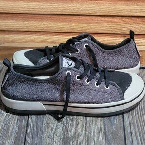 Women 9 - 39.5 KEEN SNEAKER Shoes Gray Black Lace Fabric Comfort Casual Lace Up